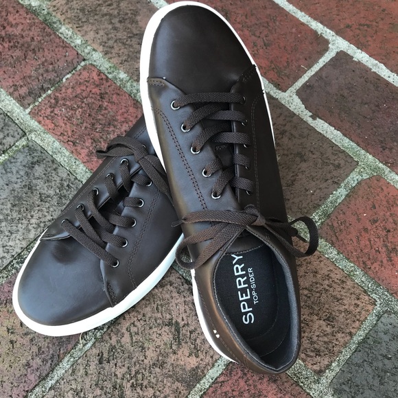 Sperry Other - Sperry Top Sider Mens Leather Shoe Sneaker Black